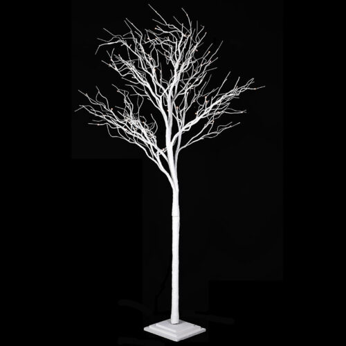 LED white birch tree available to hire
