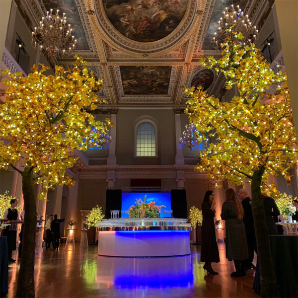 LED maple tree in autumnal colours